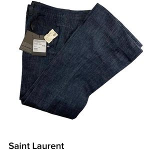 Yves Saint Laurent denim low waist sz 36 or 38